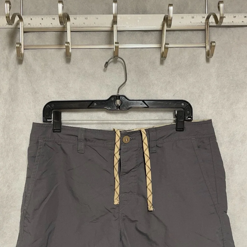 Patagonia Shorts Men's 34 Gray Wavefarer Walk Lightweight Softshell Active Swim